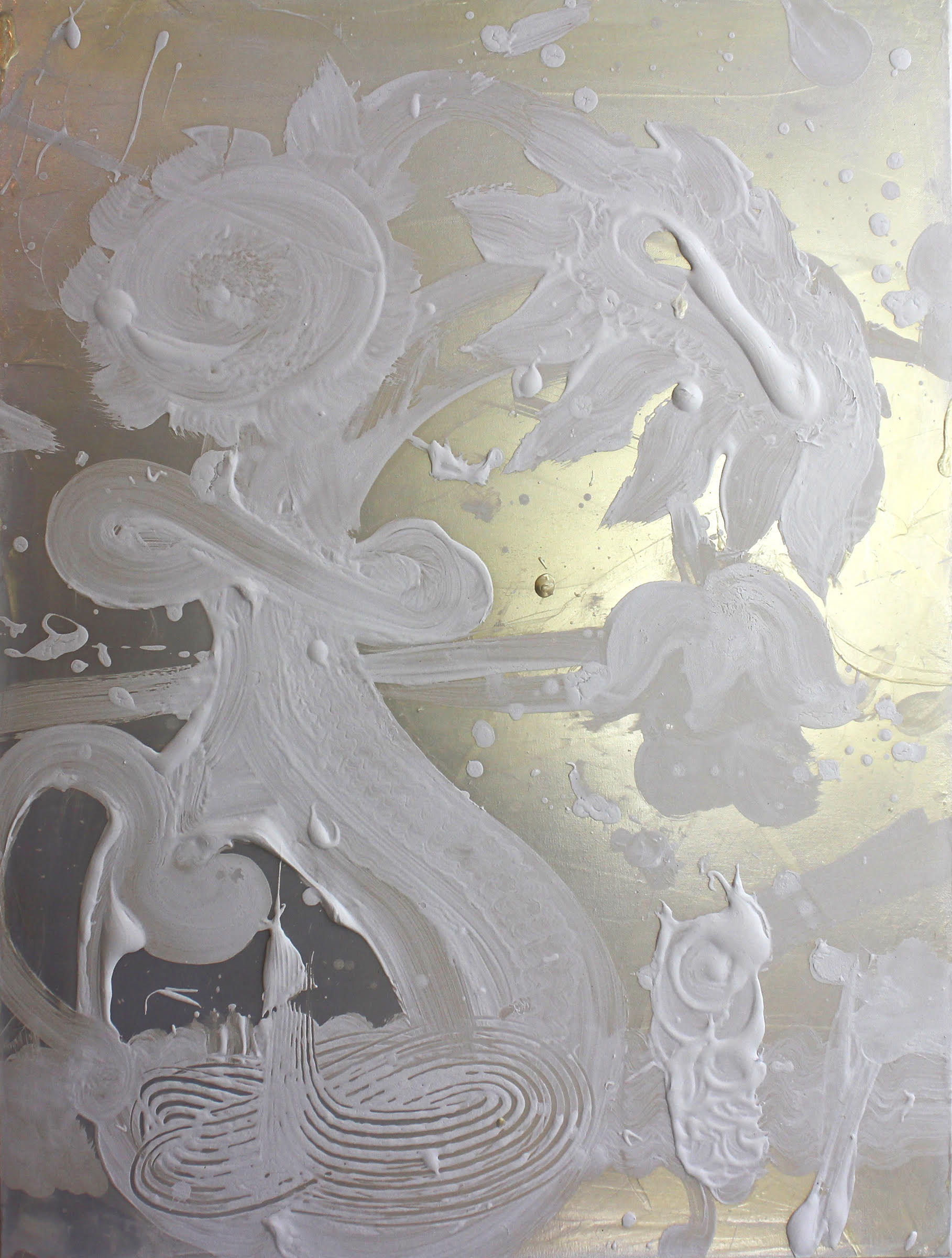 Catherine Howe Still Life Mica Pigment Painting Catherine Howe