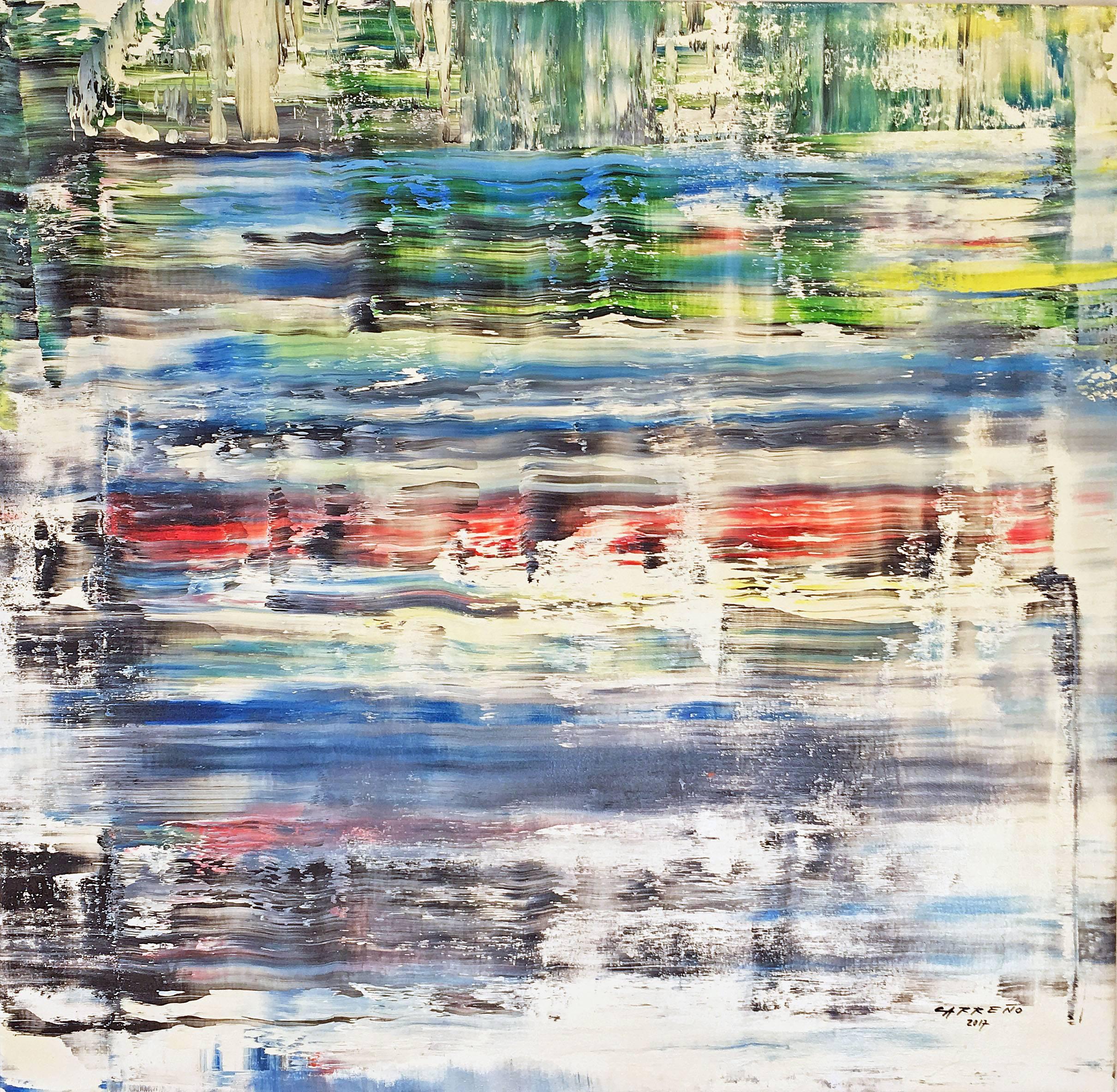 Antonio Carreno Abstract Painting - Clear Waters