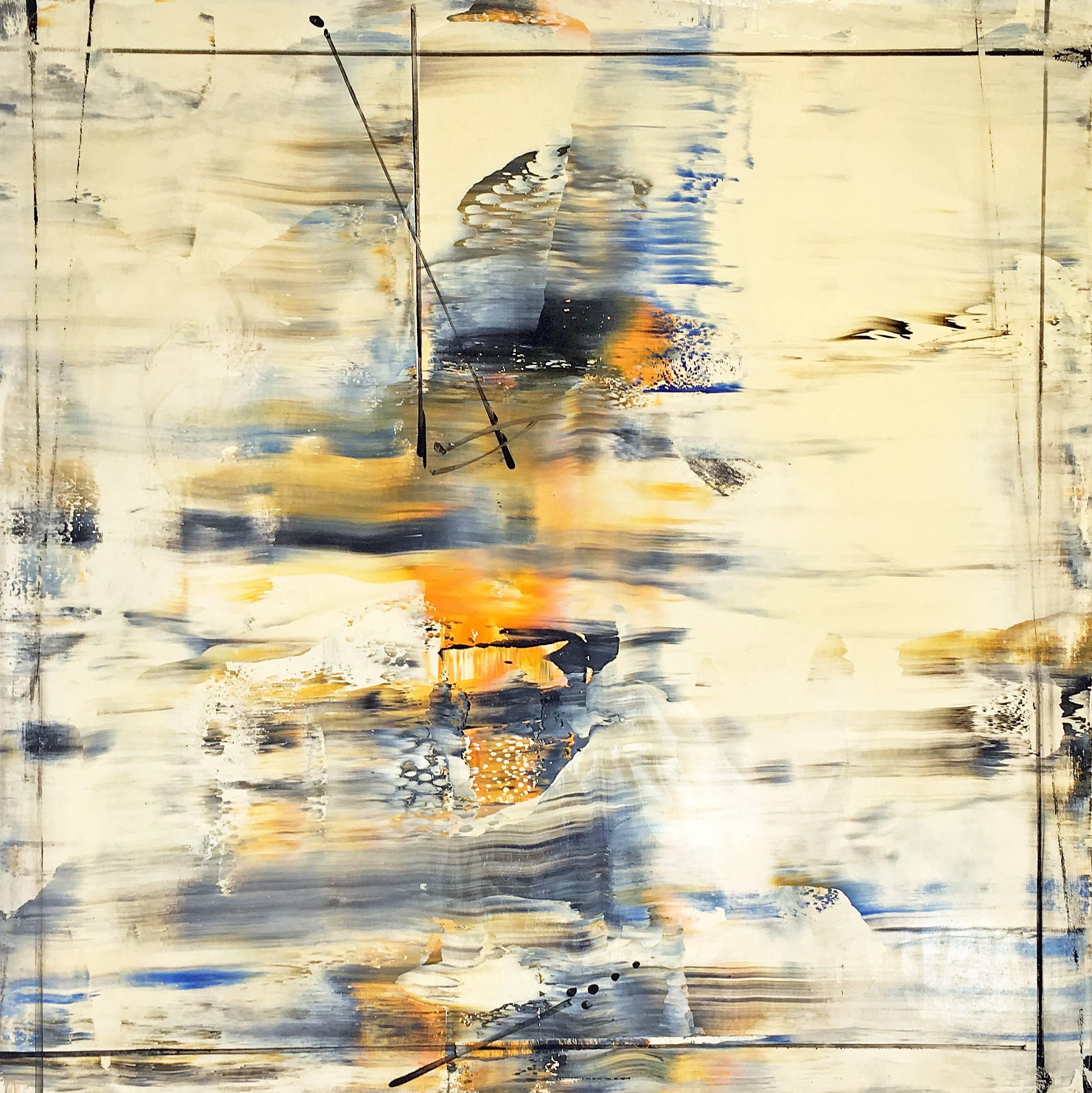 Antonio Carreno Abstract Painting - Still Rising