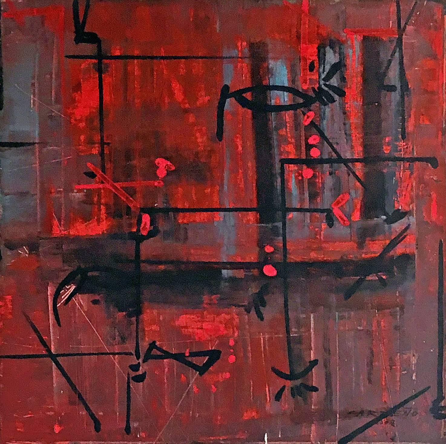 Antonio Carreno Abstract Painting - Desire #2