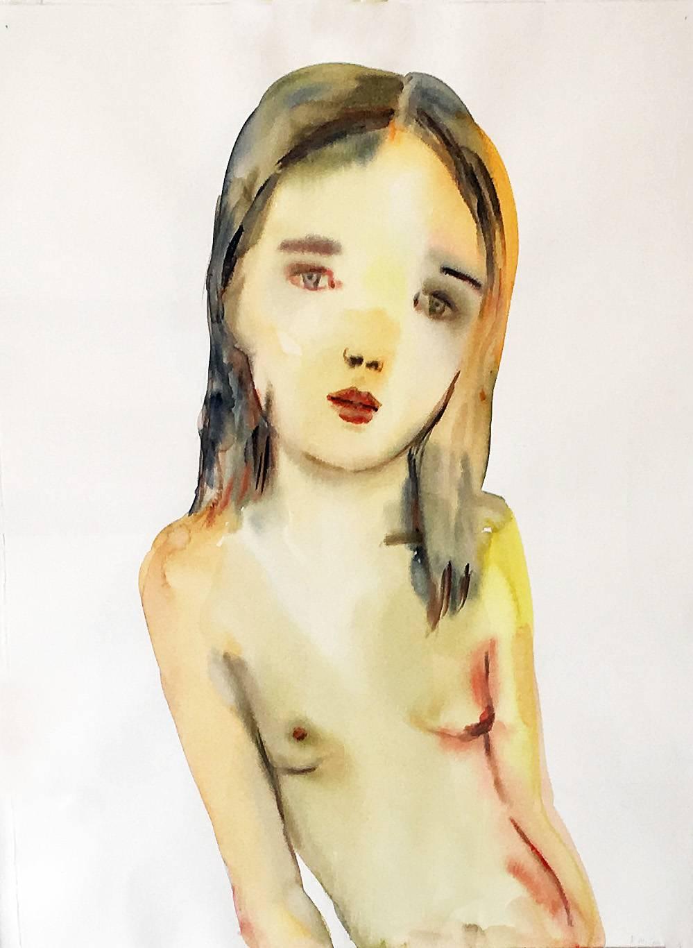 Kim McCarty Nude Painting – Mädchen