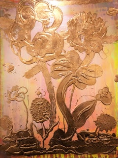 Orange Mixed Media