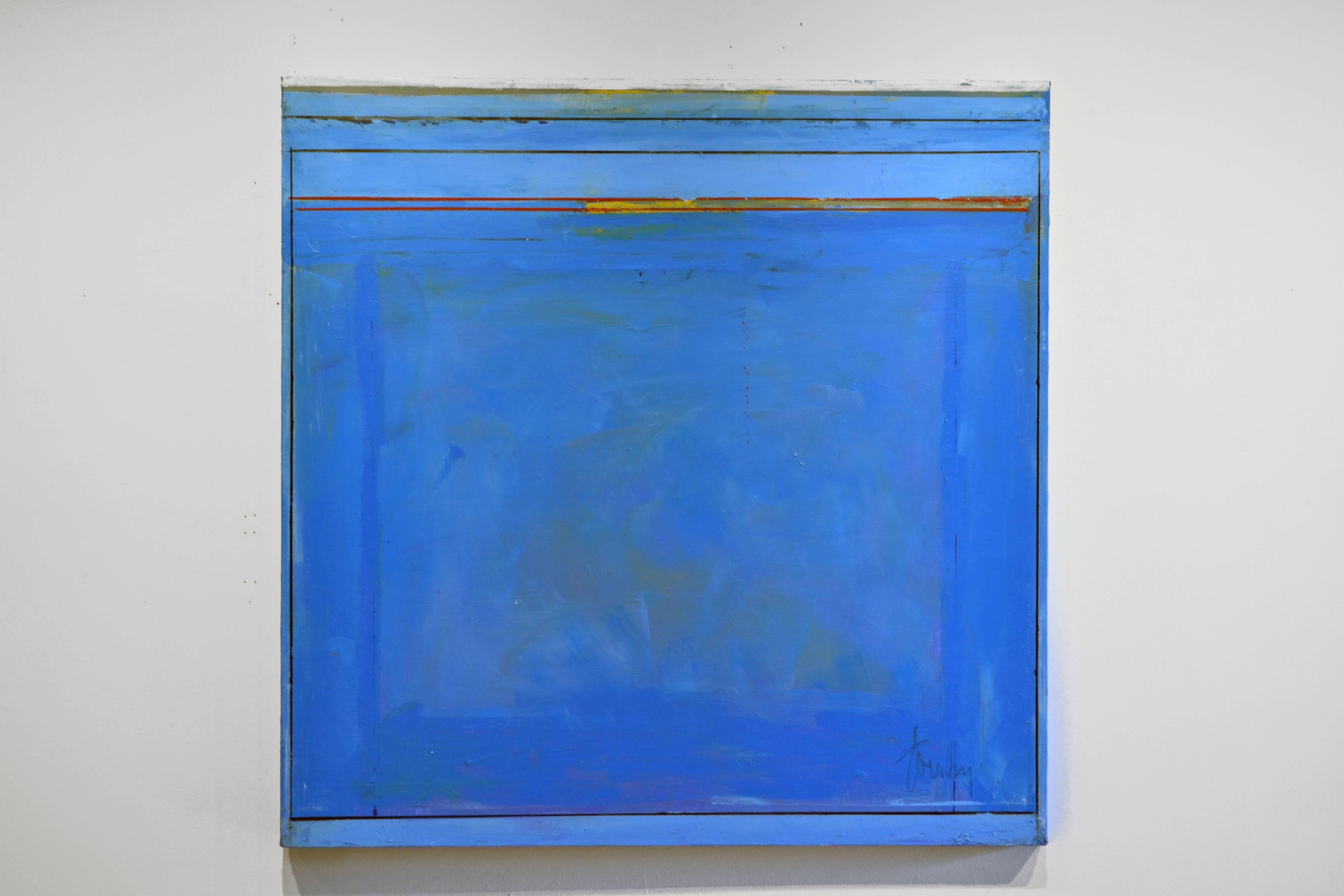 blue expensive painting