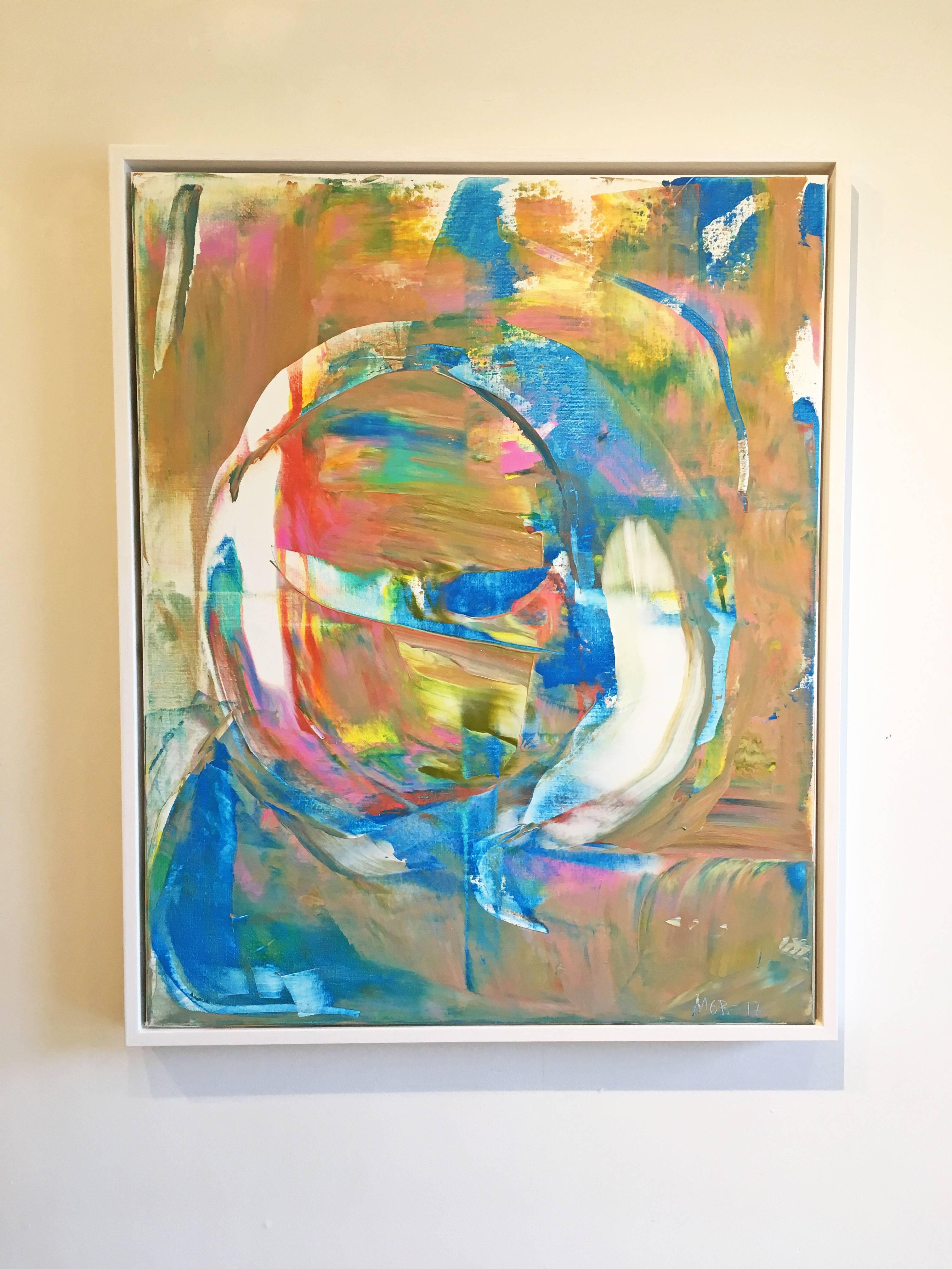 Superhero I - Abstract Painting by Marit Geraldine Bostad