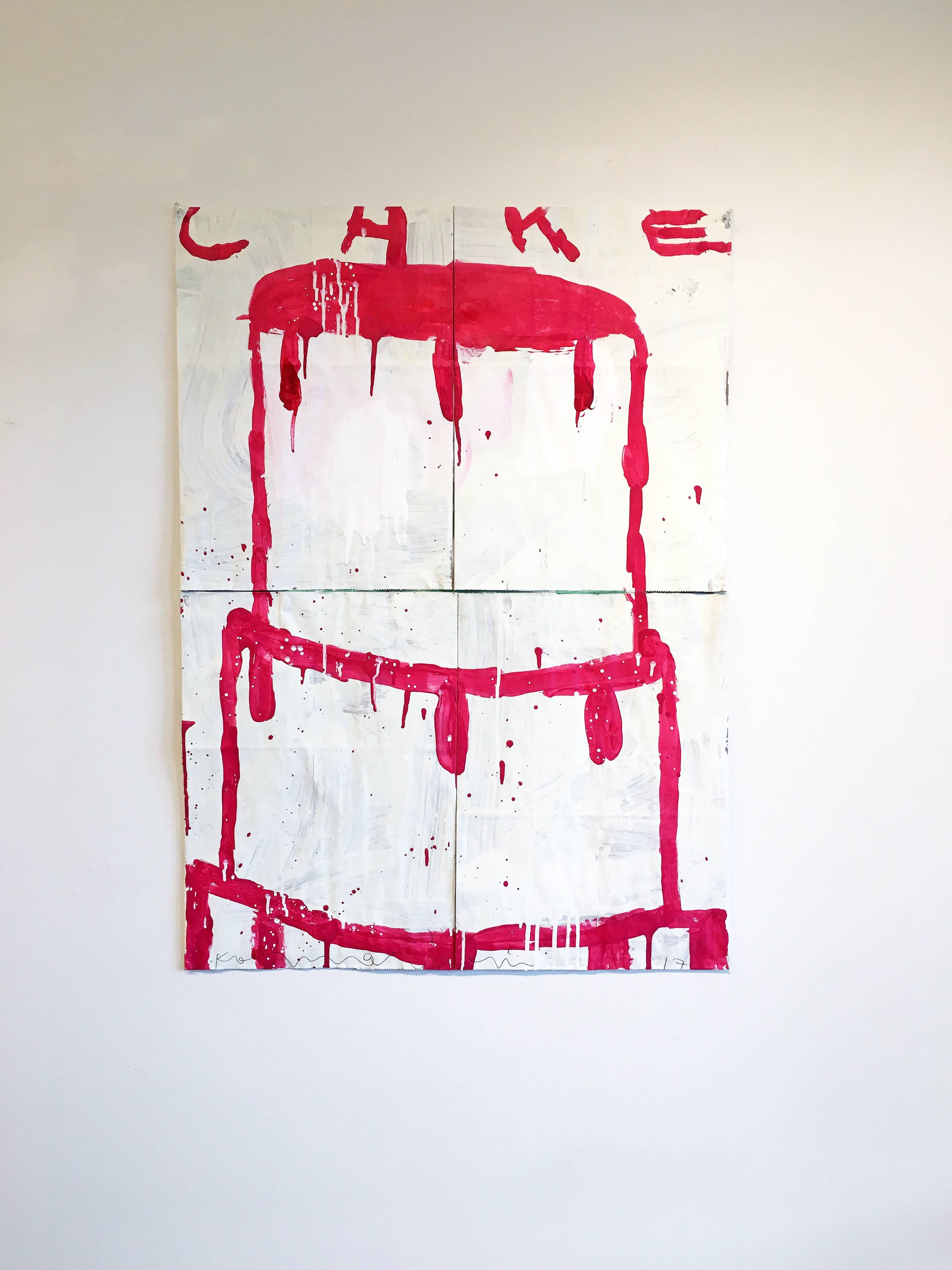 gary komarin cake paintings