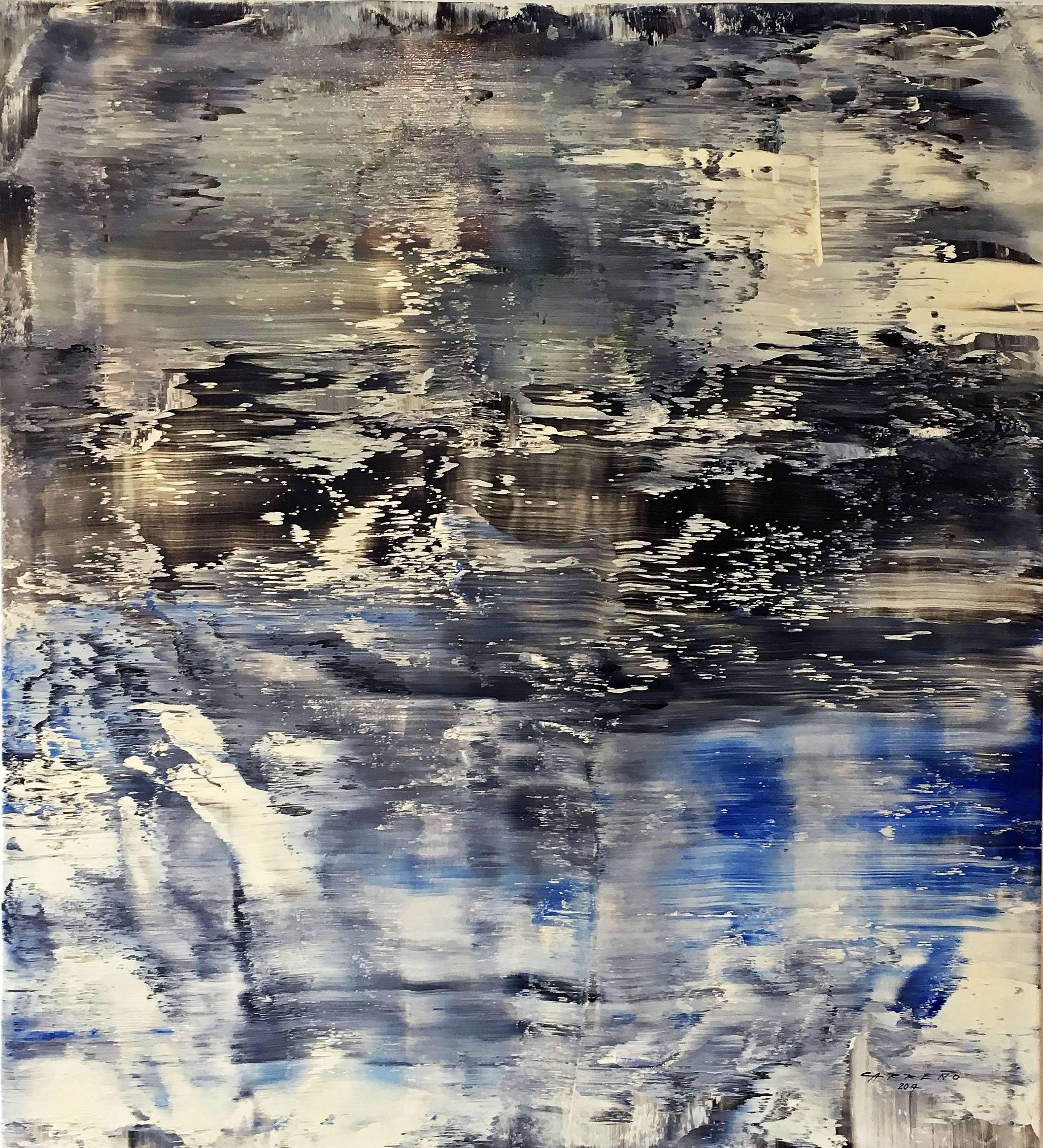 Antonio Carreno Abstract Painting - Ice