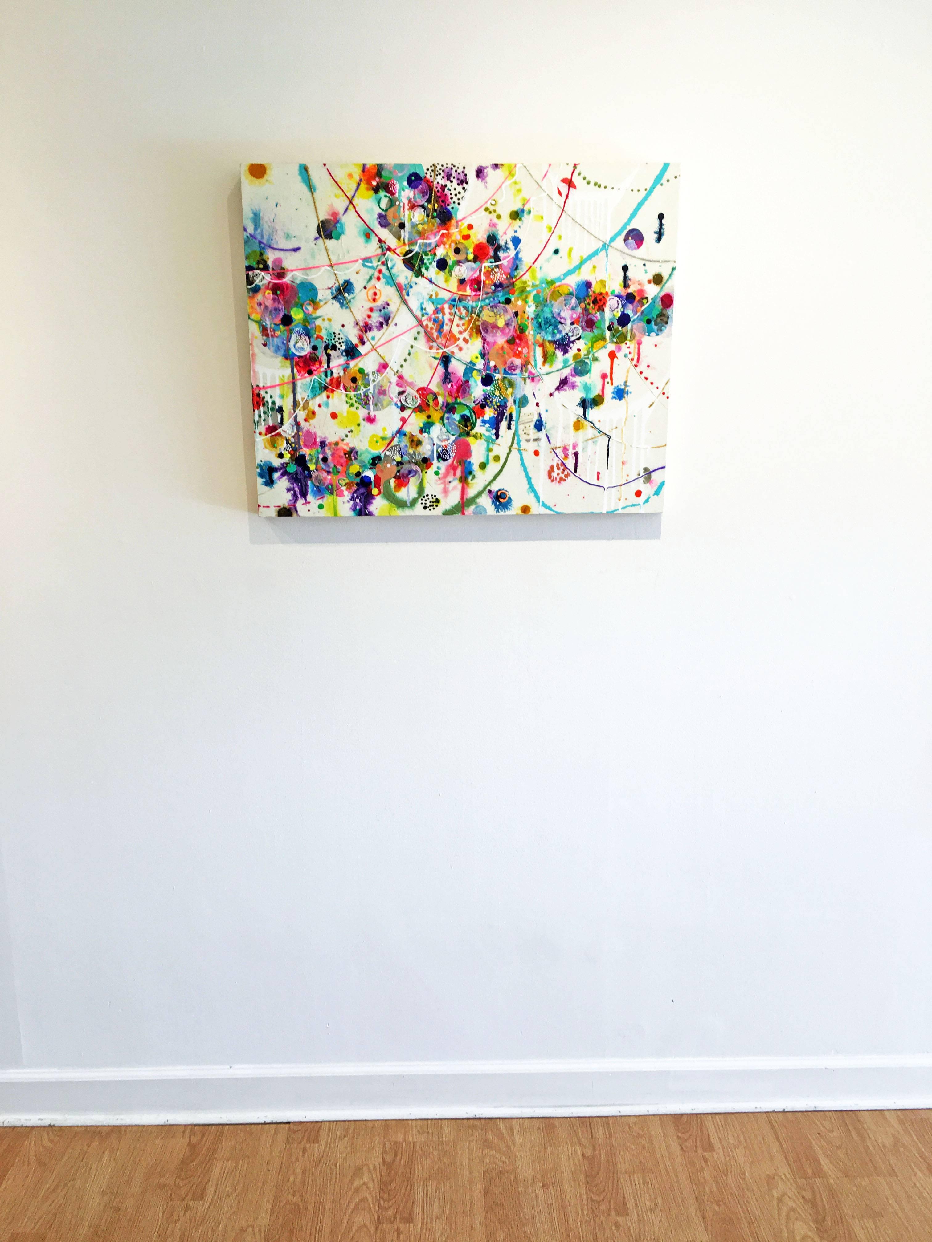 Sway - Abstract Expressionist Painting by Liz Tran