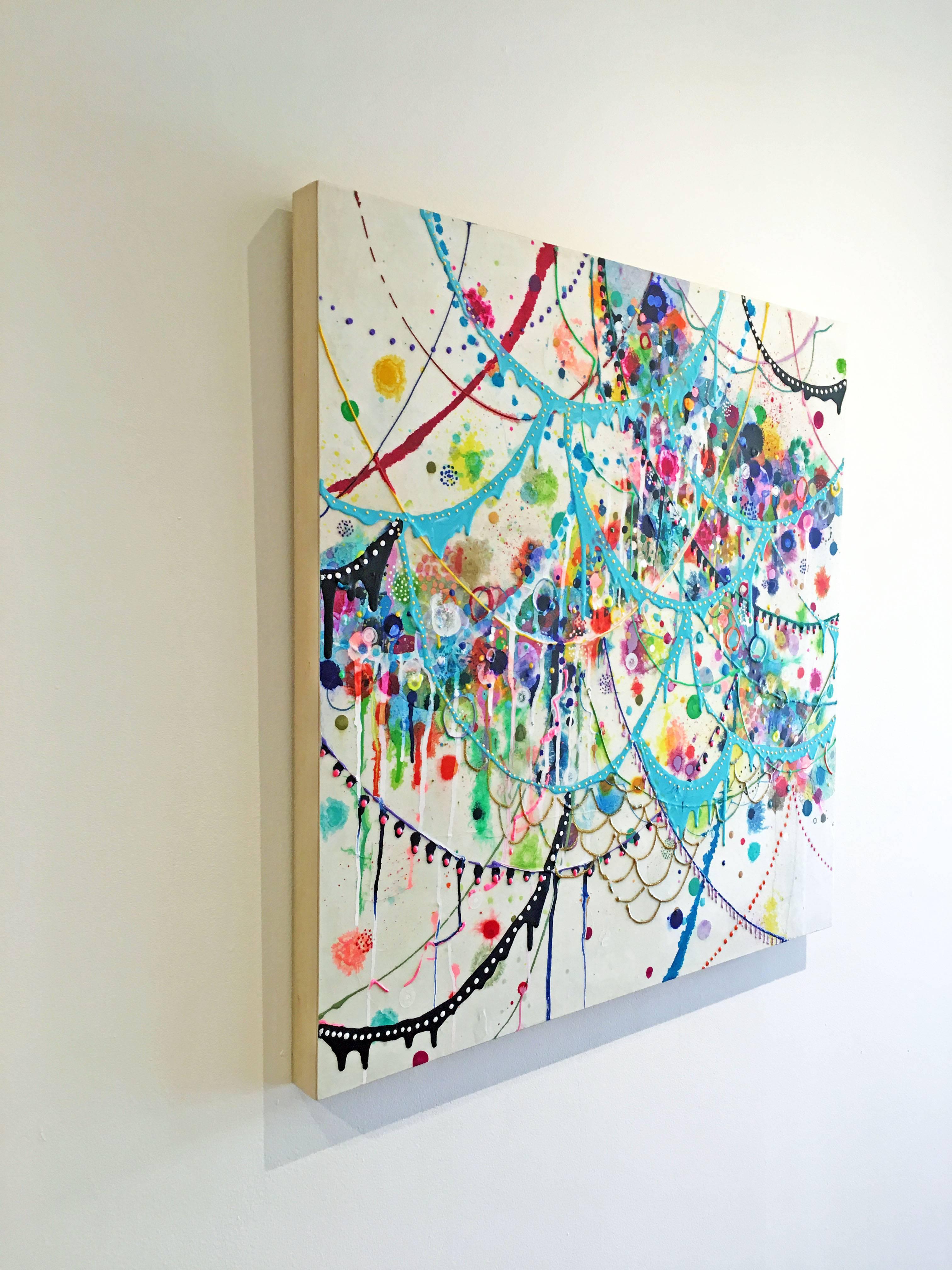 Boogie - Abstract Expressionist Painting by Liz Tran