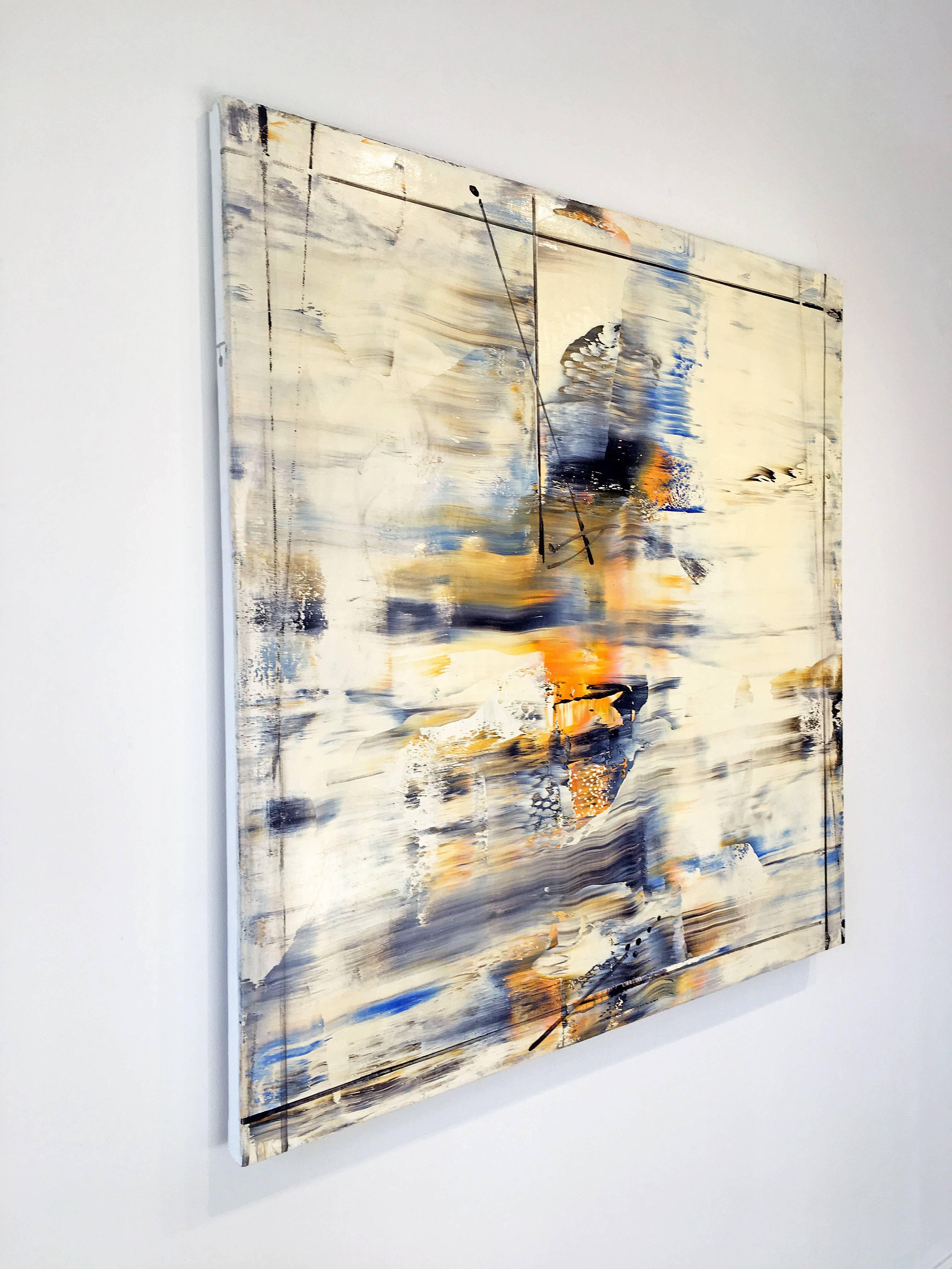 Still Rising - Abstract Expressionist Painting by Antonio Carreno