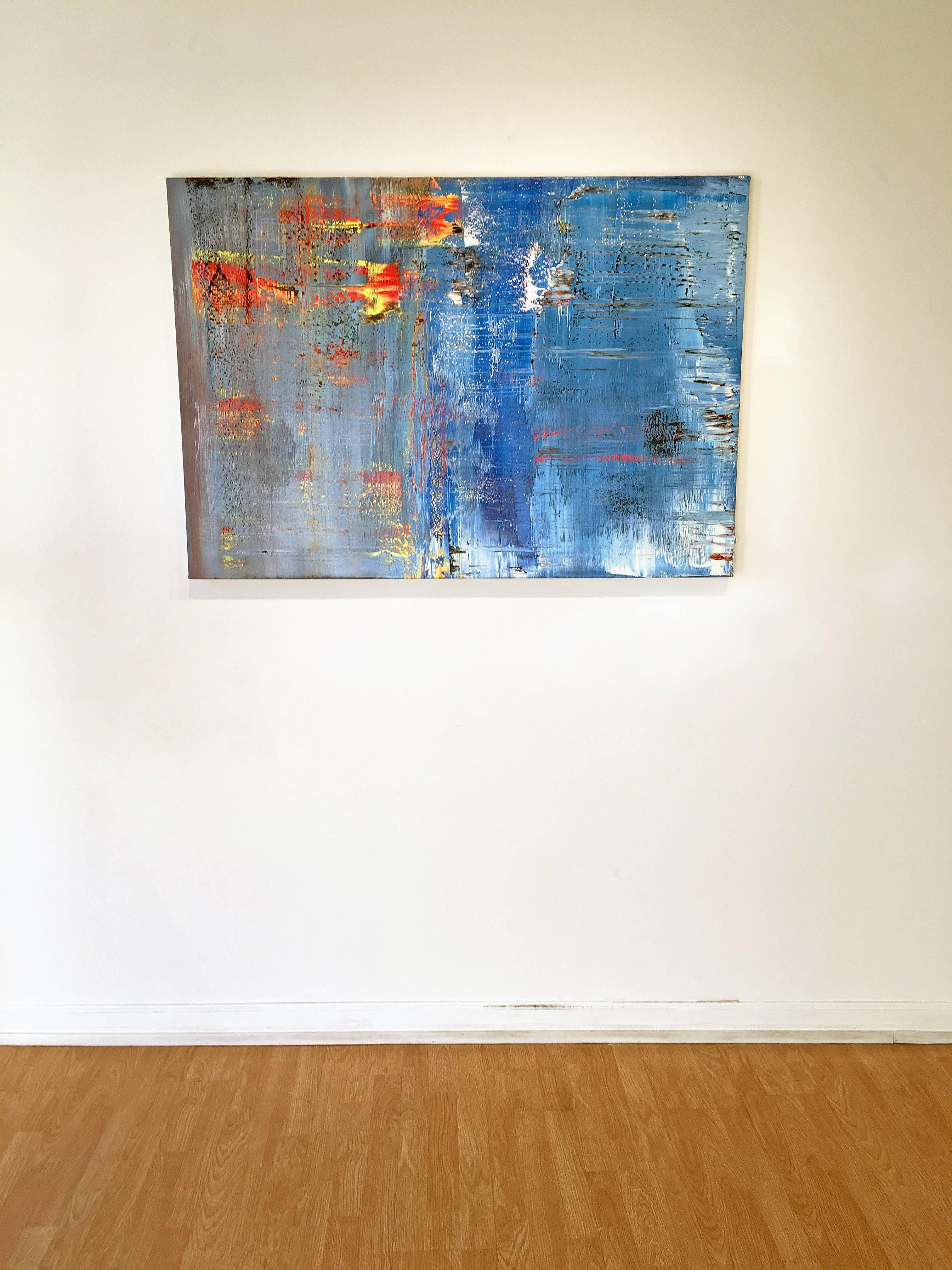 Abstract Painting by Antonio Carreno, 'Flare' For Sale 1