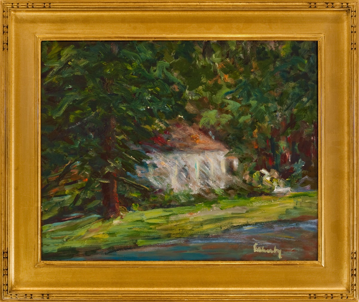 Evelyn Faherty Landscape Painting - "Solebury Summer"