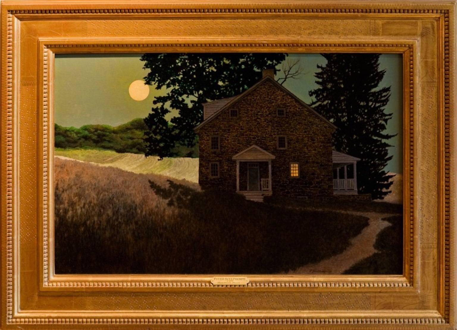 Peter Sculthorpe Landscape Painting - "Halloween Moon"