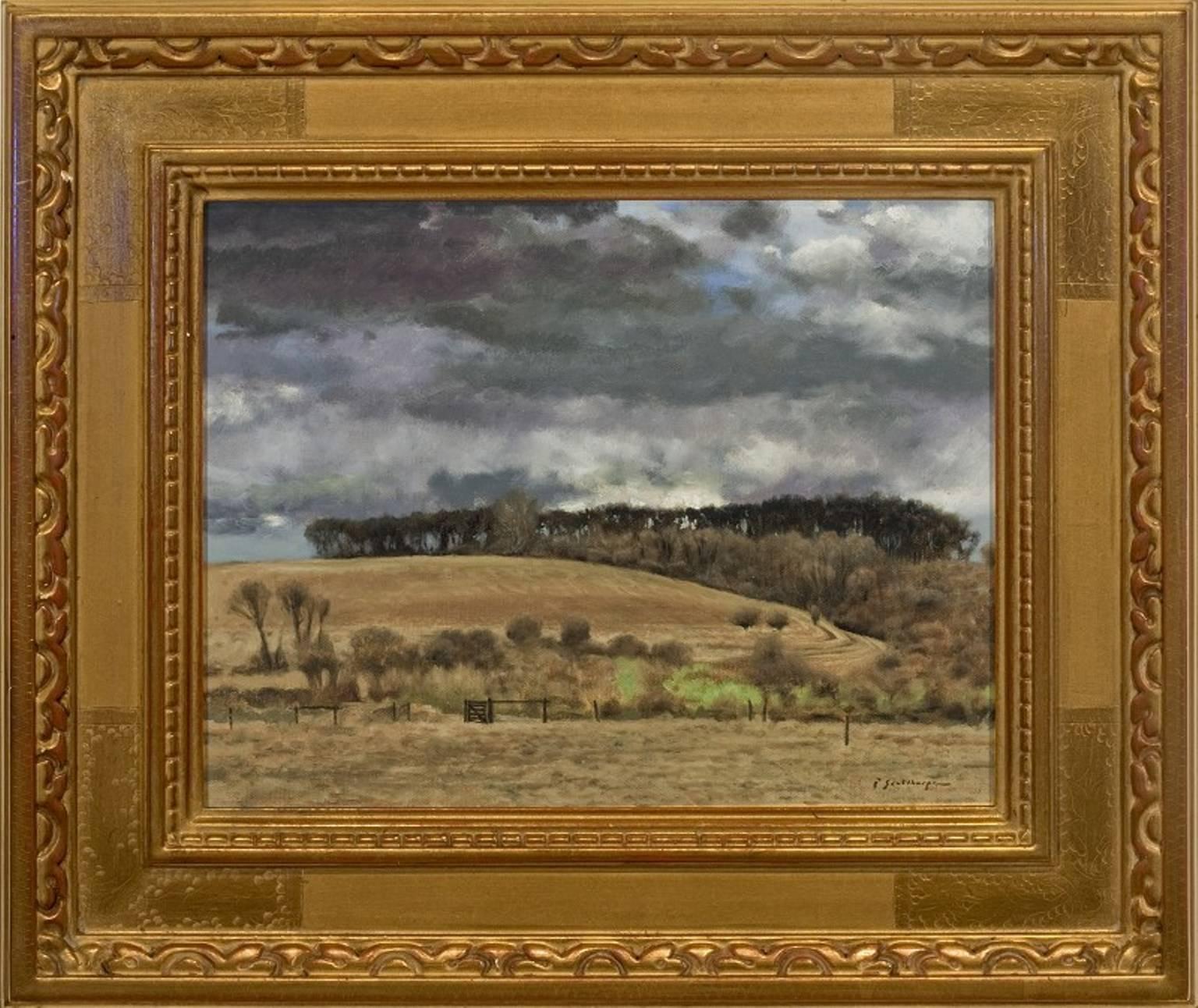 Peter Sculthorpe Landscape Painting - "Skies of Autumn"