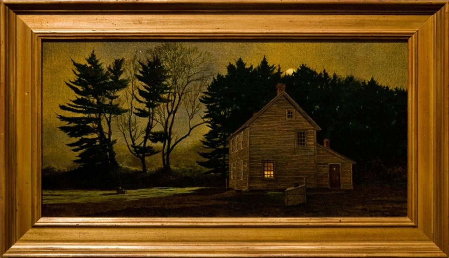 Peter Sculthorpe Landscape Painting - "The Eastern Moon"