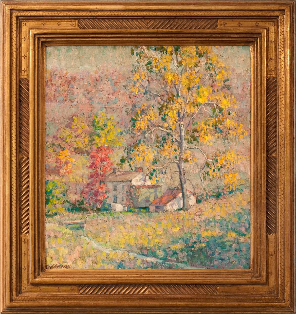 S. George Phillips Landscape Painting - "Autumn Colors"