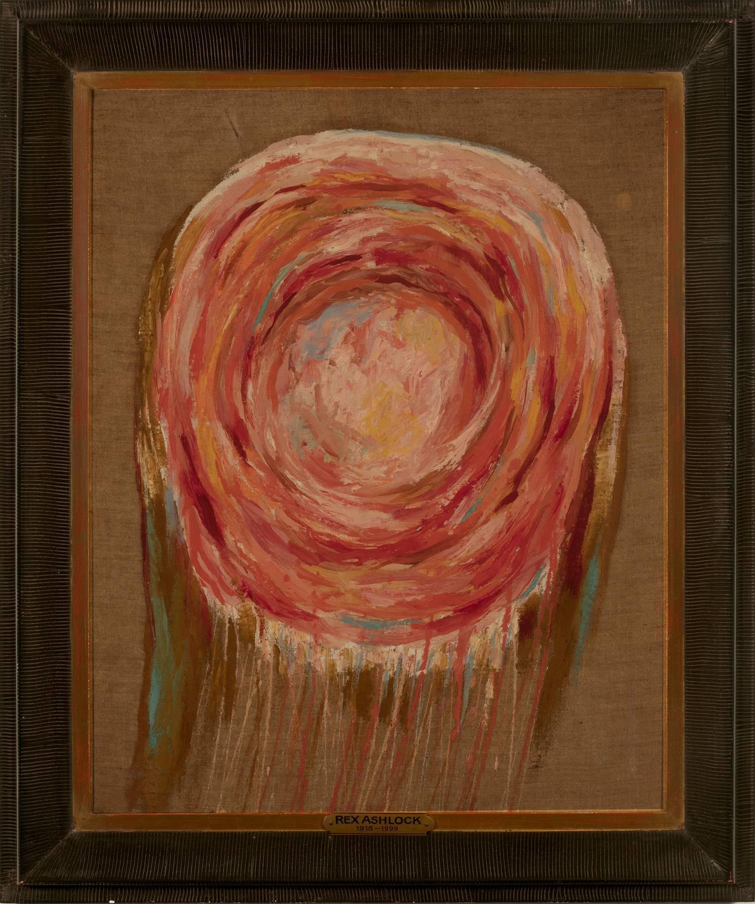 Rex Ashlock Abstract Painting - "Pink"