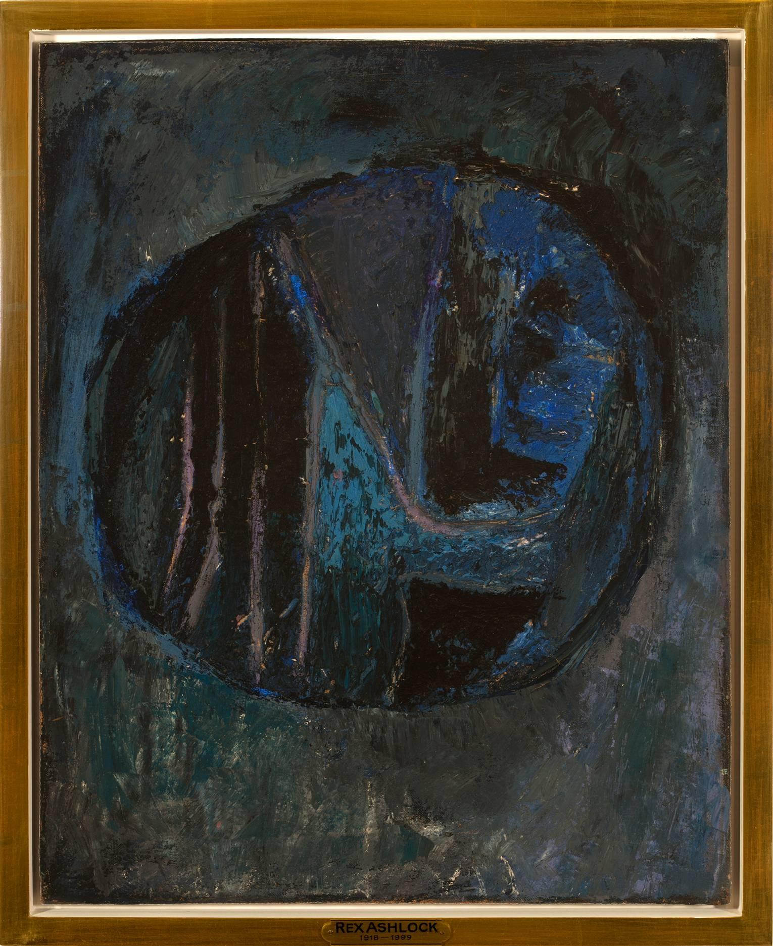 Rex Ashlock Abstract Painting – ""Orb""