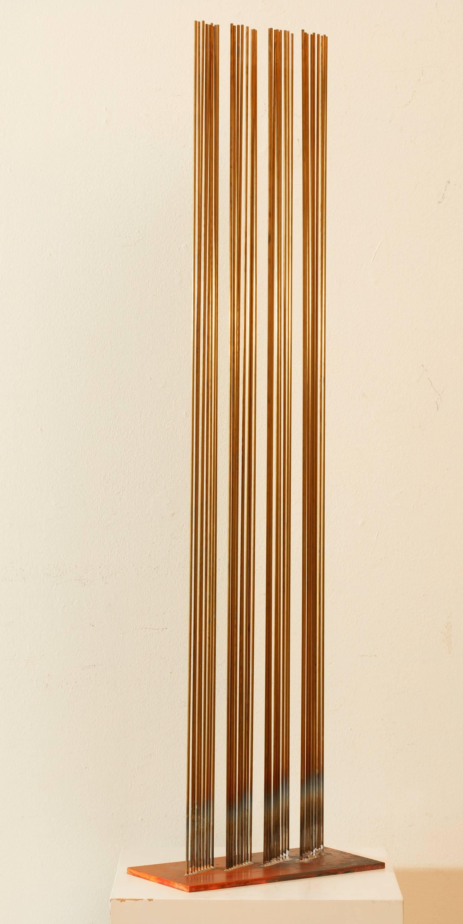 Val Bertoia Abstract Sculpture - 36 Rods of Sound in 4 Groups