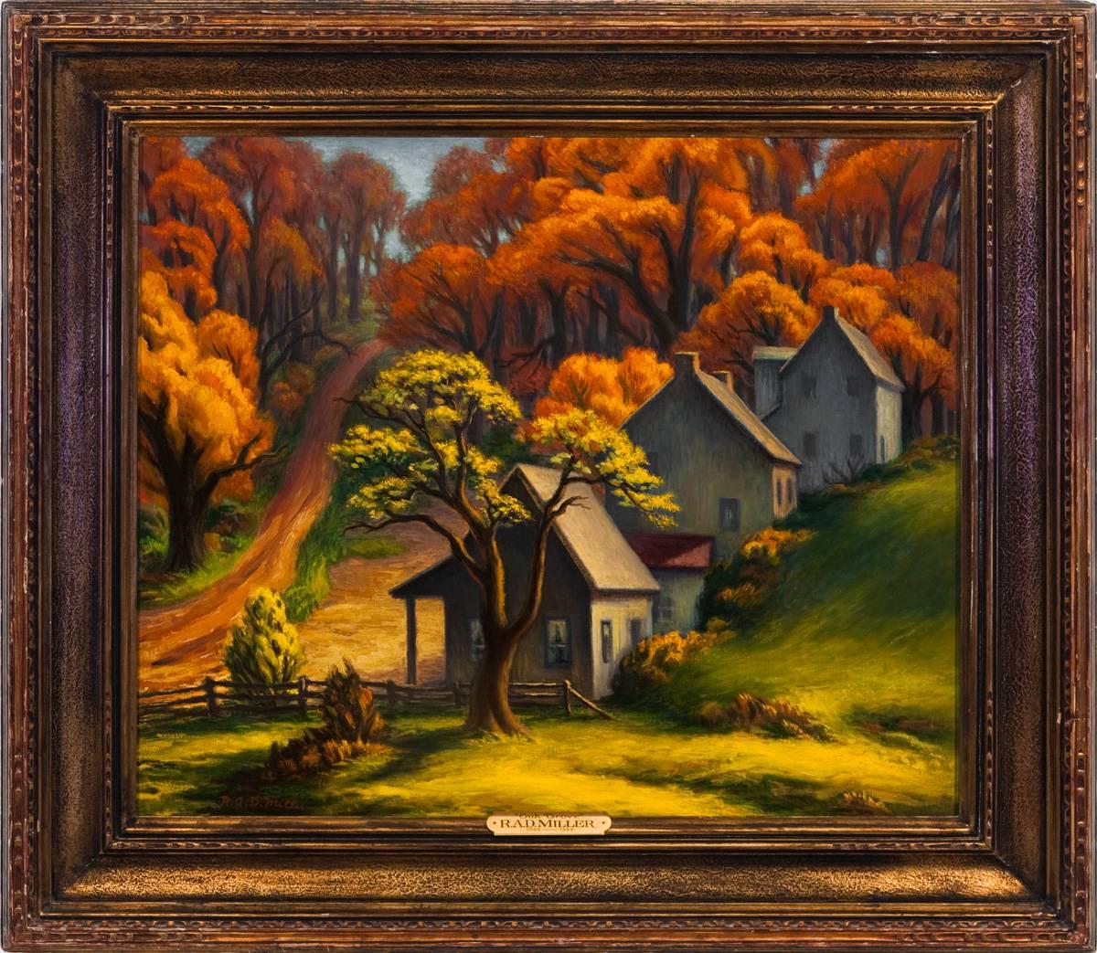 RAD Miller Landscape Painting - "Oak Grove"