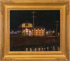 "New Hope Railroad Yard - Reflections"