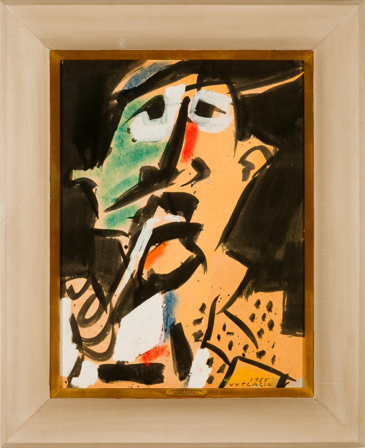 Abstract Painting de Vaclav Vytlacil - "Después del trabajo"
