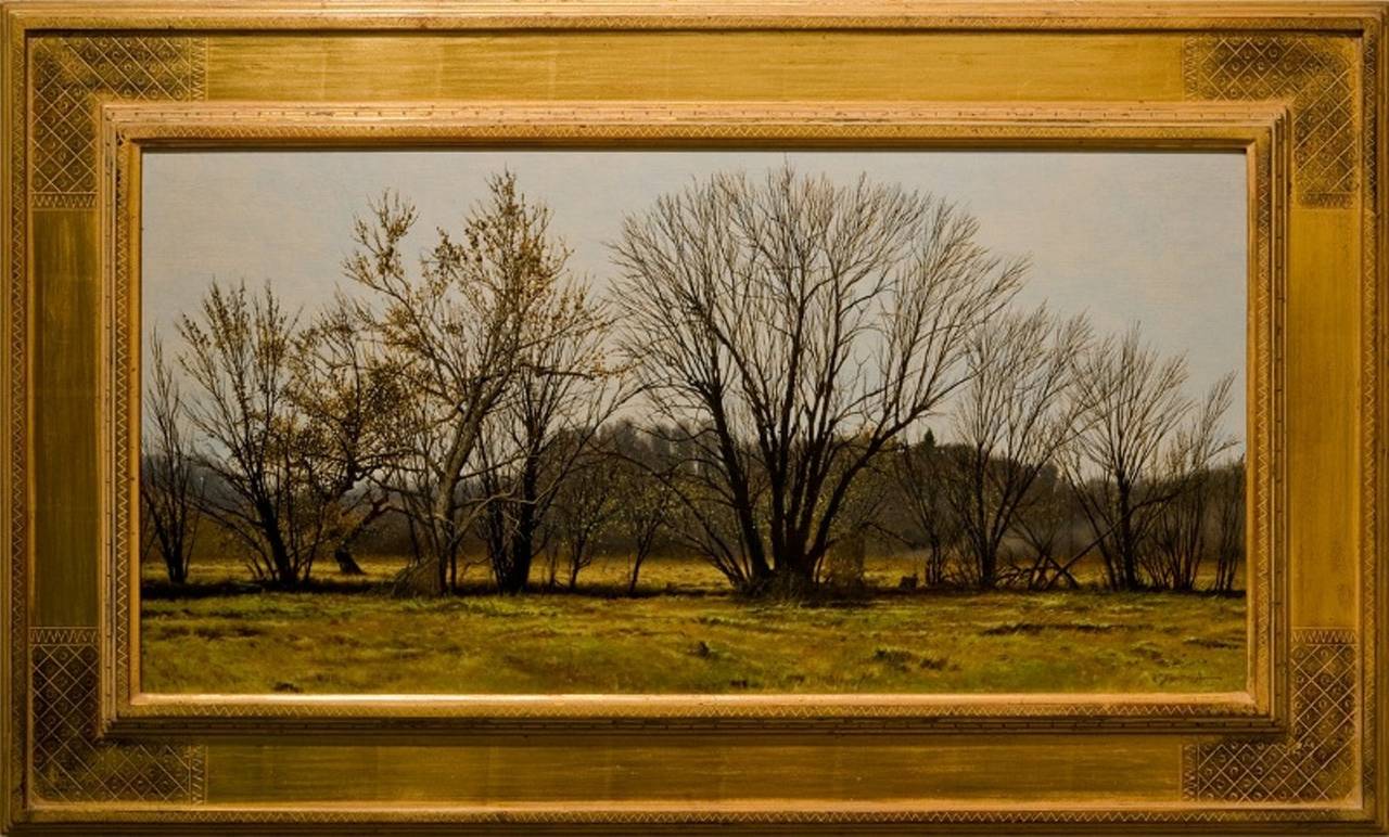 Peter Sculthorpe Landscape Painting - "Buttonwoods in Autumn"