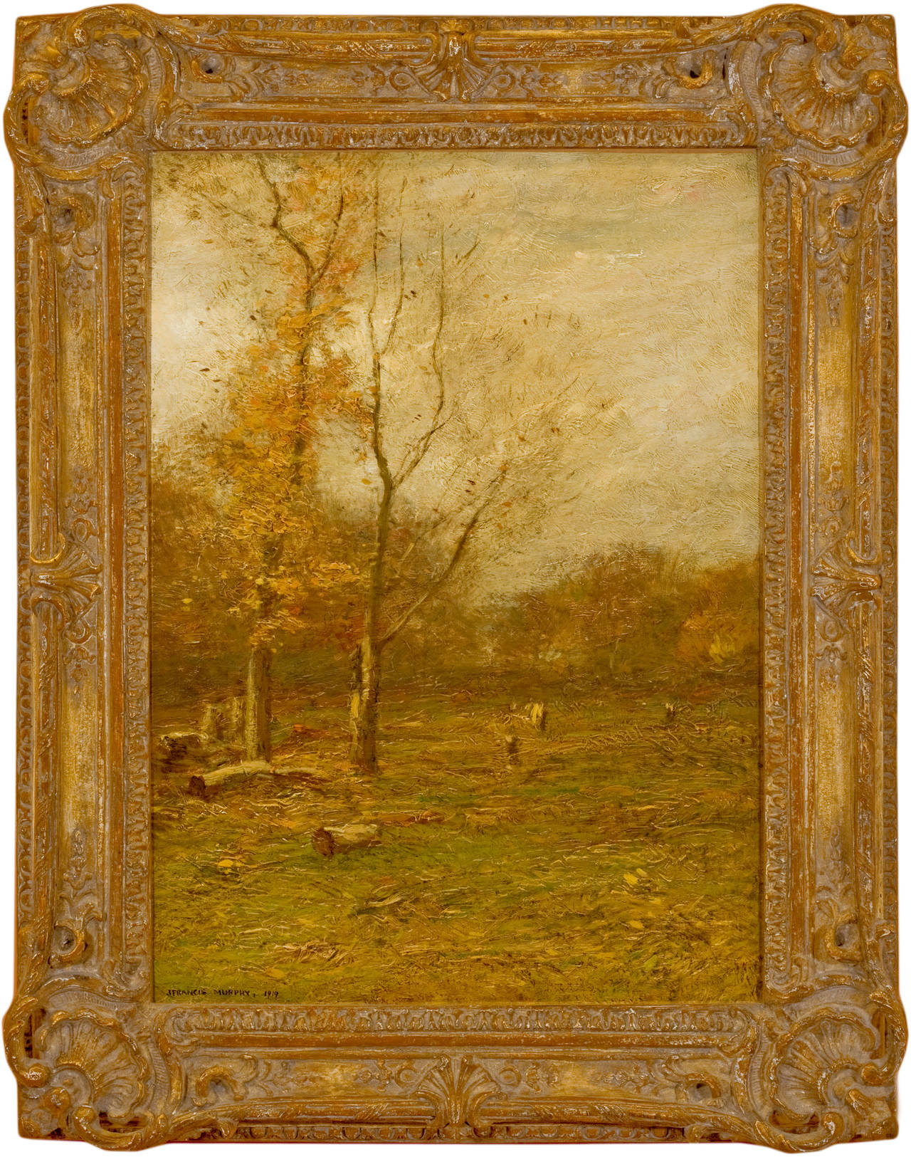 Landscape Painting di John Francis Murphy - "Una vecchia radura"
