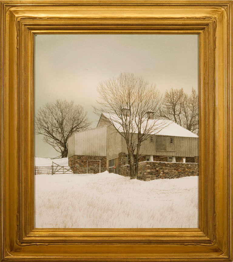 Peter Sculthorpe Landscape Art - "Winter Silence"