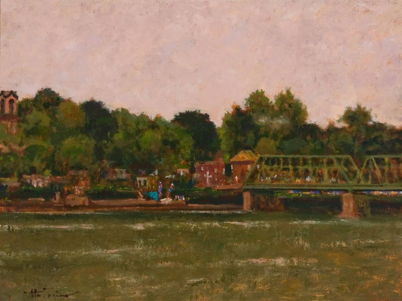 „High Water, New Hope“ – Painting von Anthony Michael Autorino