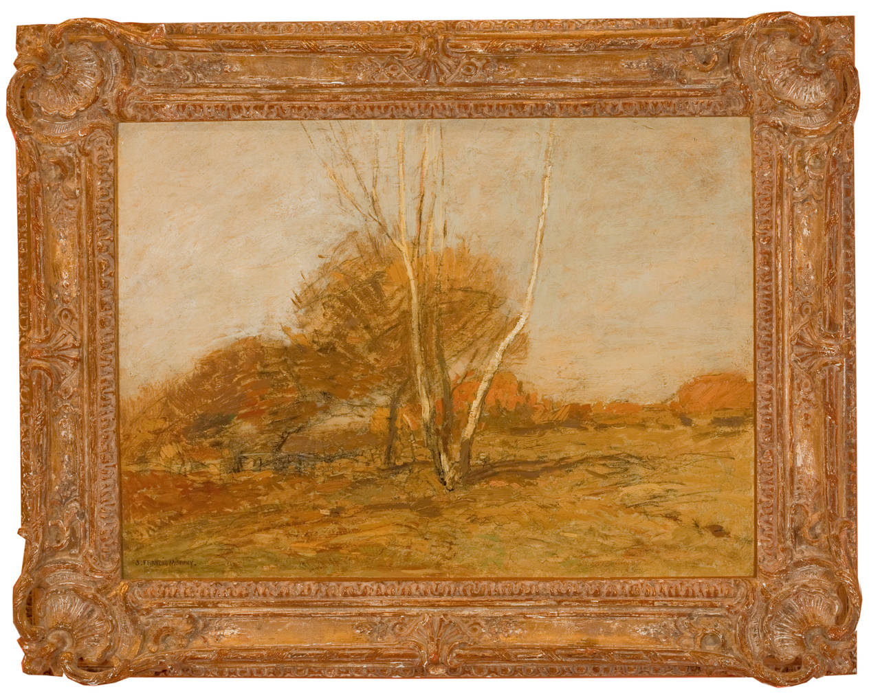 John Francis Murphy Landscape Painting - "Birches"