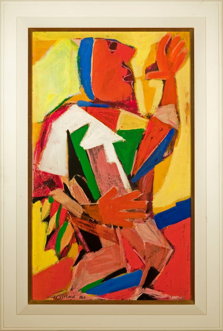 Vaclav Vytlacil Abstract Painting - The Chief