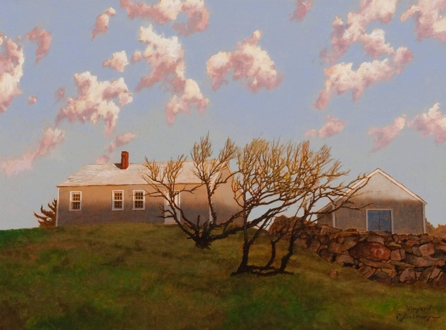 „Morning at Menemsha“ – Painting von Peter Sculthorpe