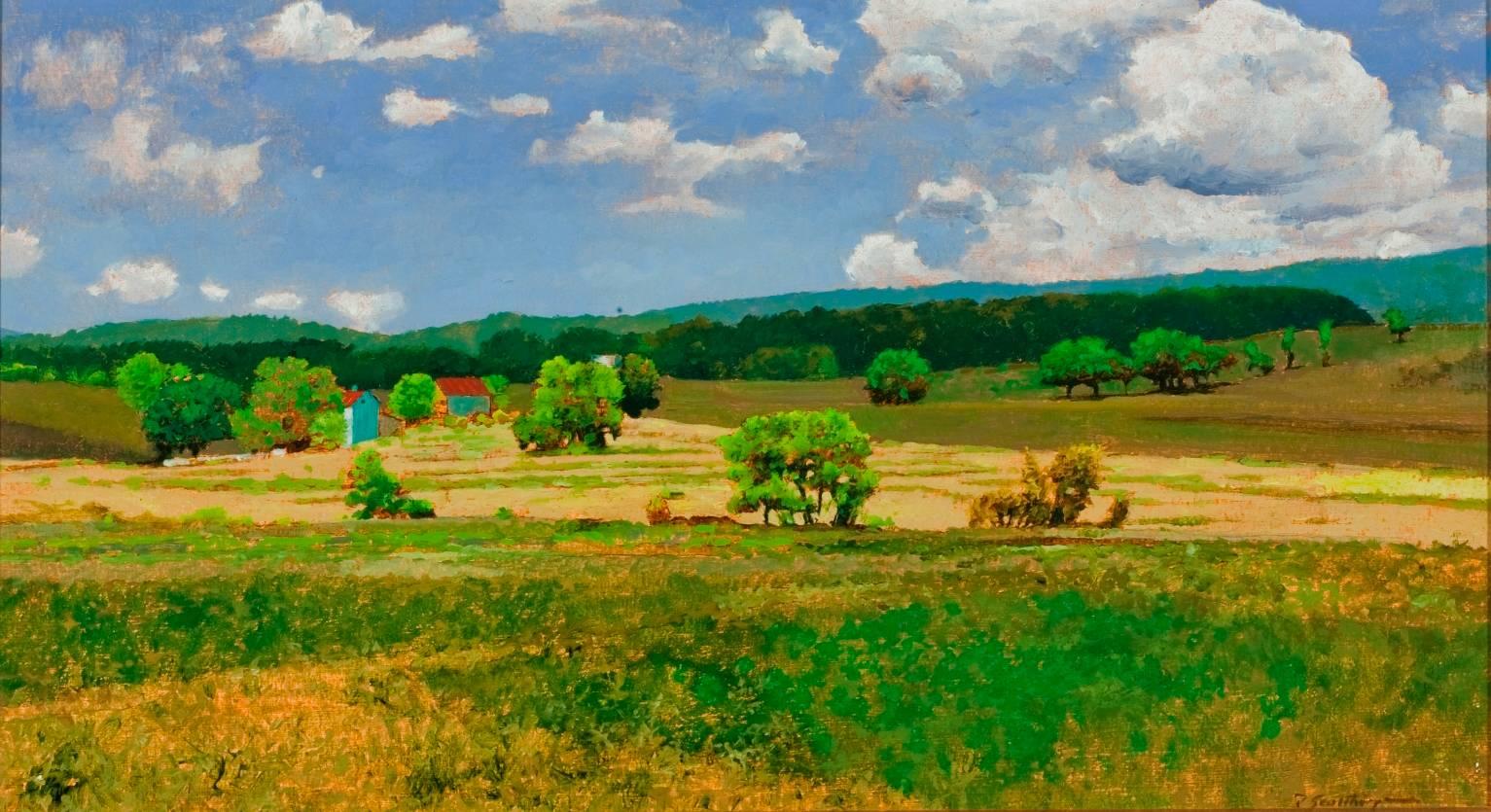 „Near Paris, Virginia“ – Painting von Peter Sculthorpe