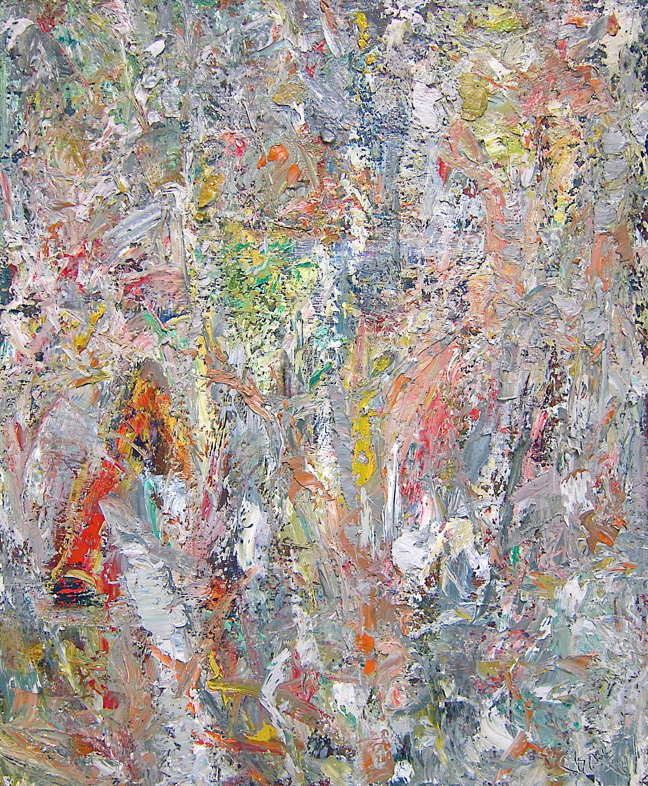 Frédéric Choisel Abstract Painting - Akua No 5 / abstract oil on linen
