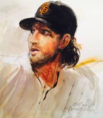 Bumgarner portrait - World Series