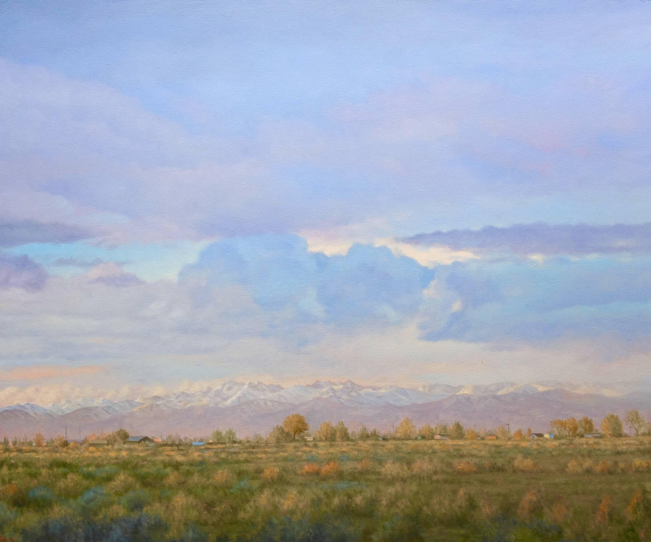 Willard Dixon Landscape Painting - Sangre deChristo - oil on canvas