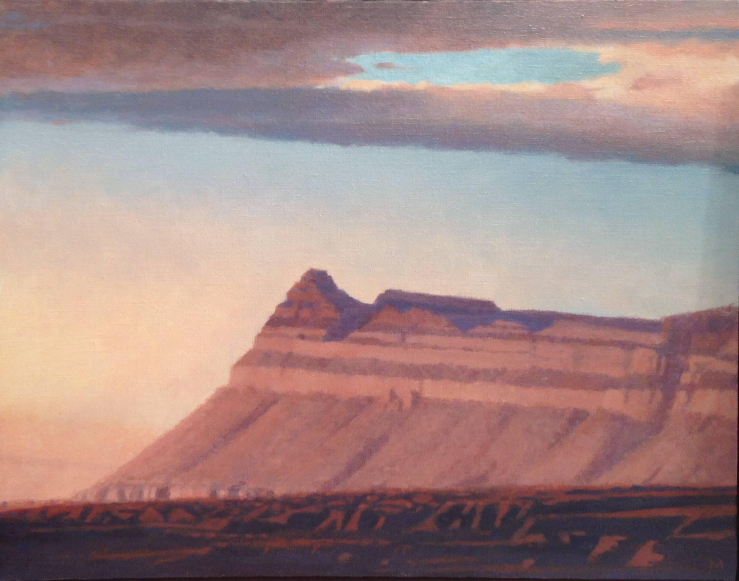 Mary Robertson Landscape Painting - Book Cliffs Near Green River No 3