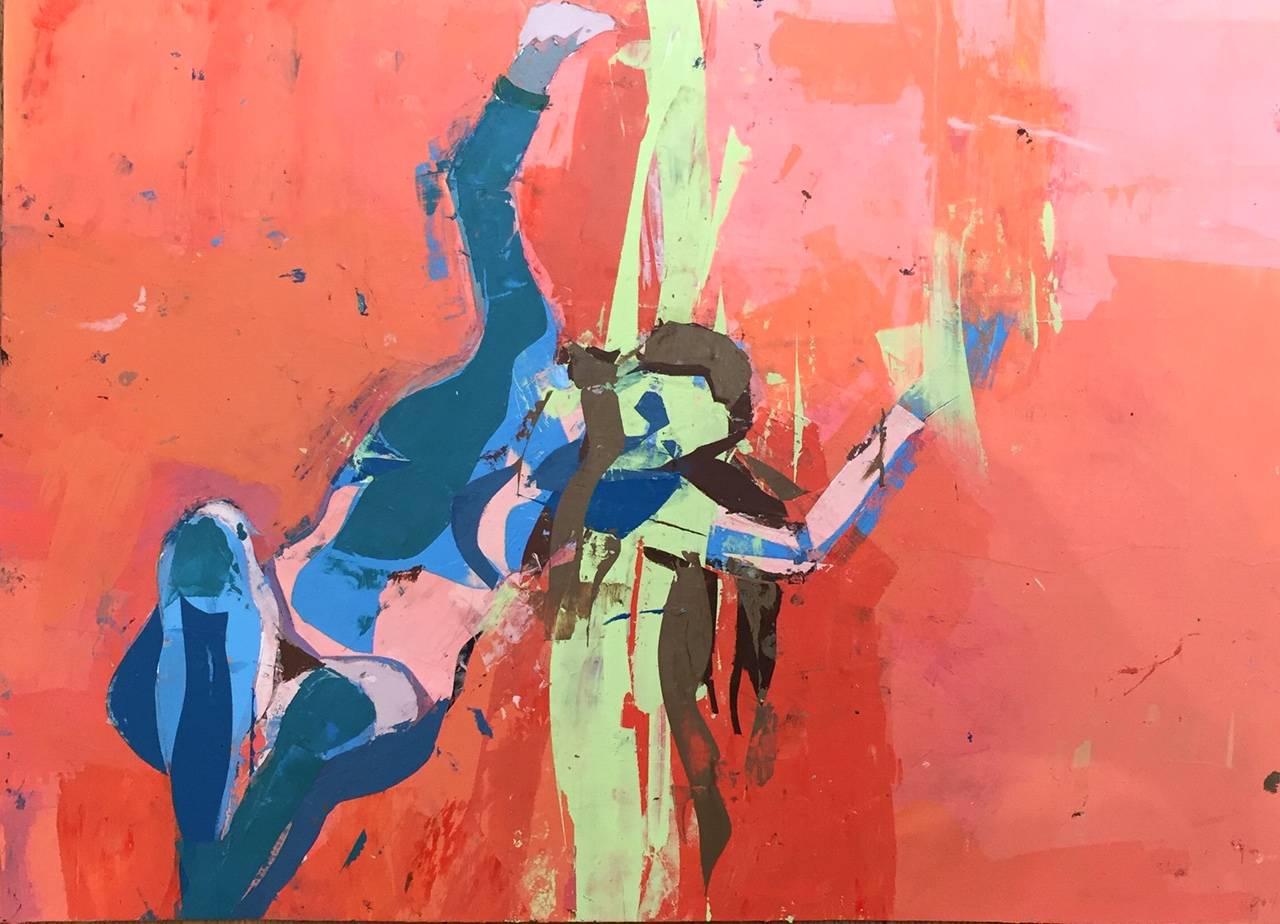 Amante del jazz - Painting di Kim Frohsin