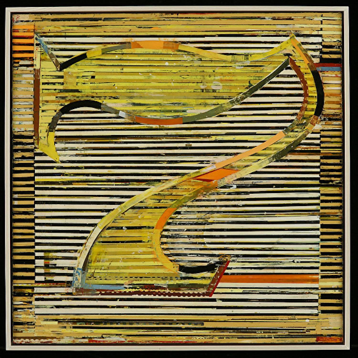 Kim Frohsin Abstract Painting - Cable Car No 7