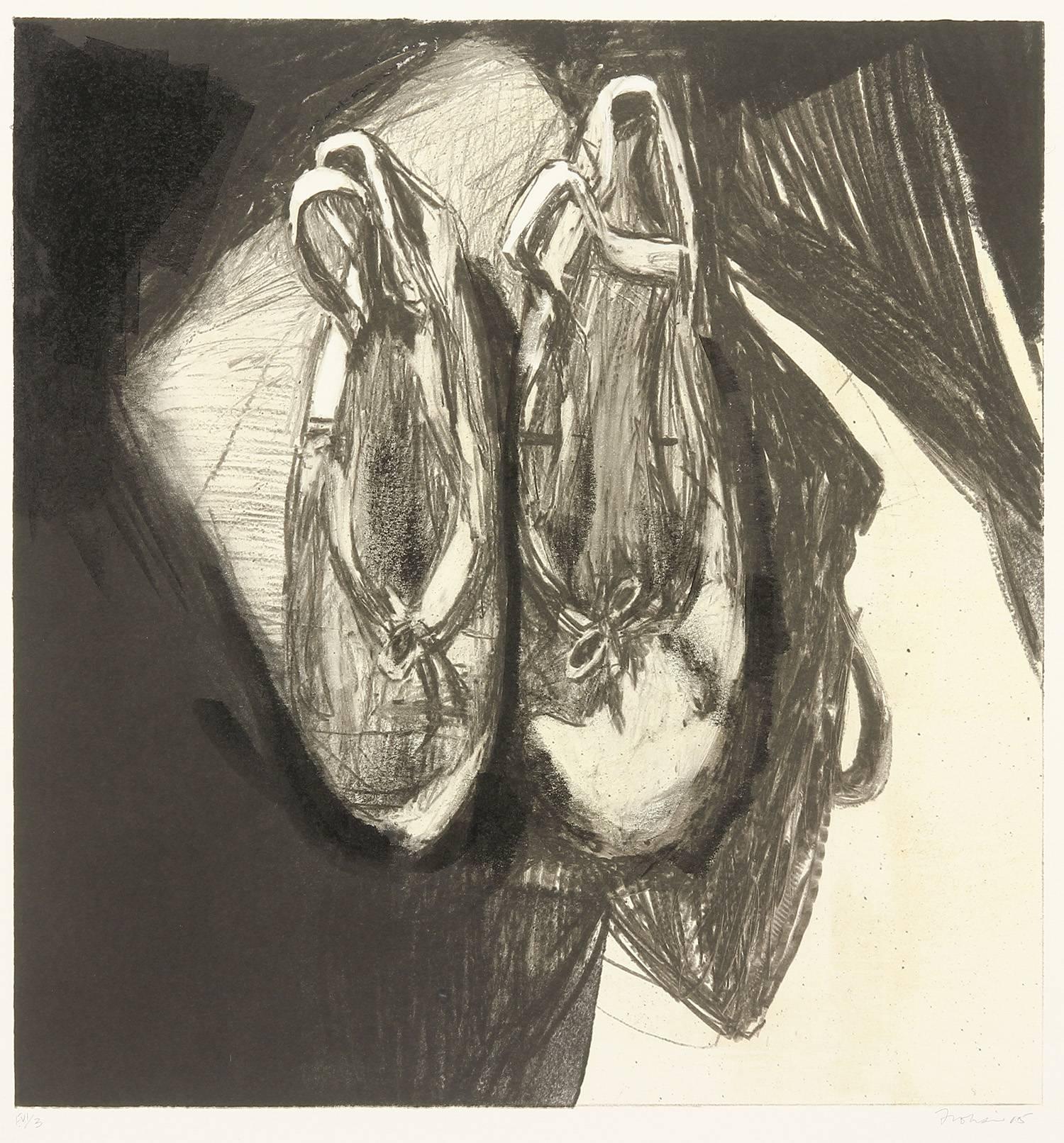 Kim Frohsin Still-Life Print - Black Ballet