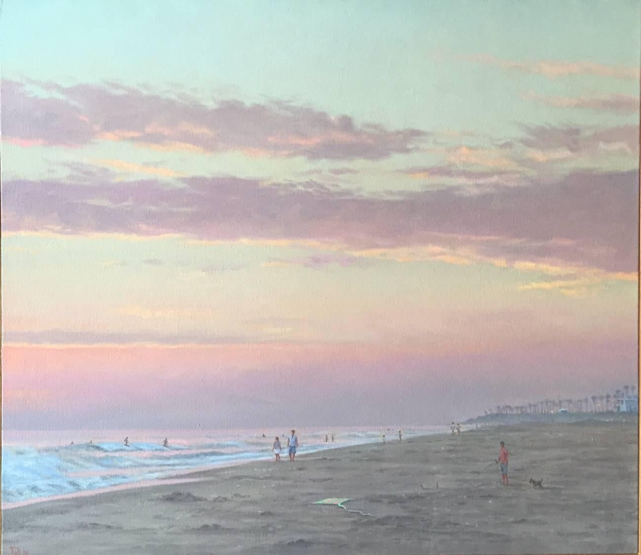 Willard Dixon Landscape Painting - California Beach