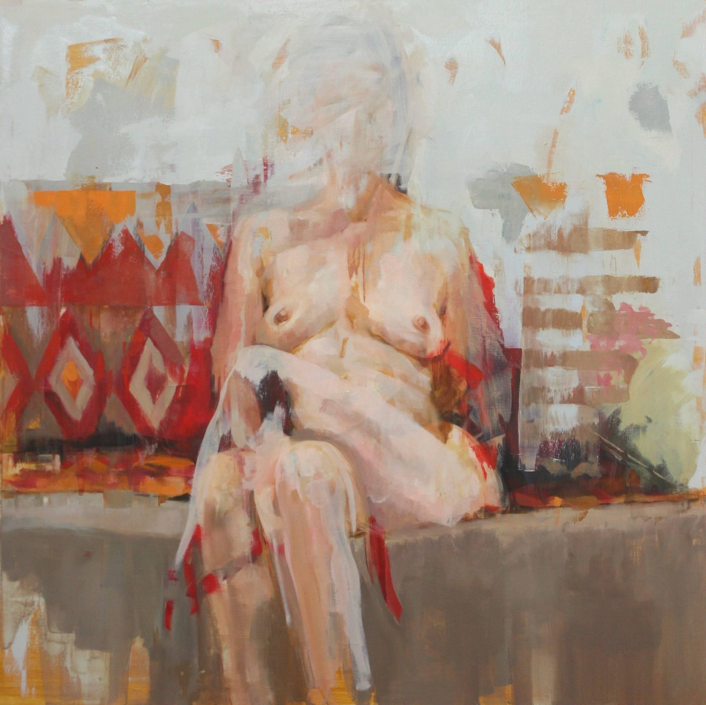 Diana Tremaine Nude Painting - Finding Herself