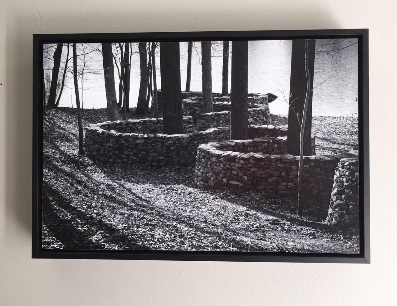 Nina Dietzel Black and White Photograph - Wall: Andy Goldsworthy