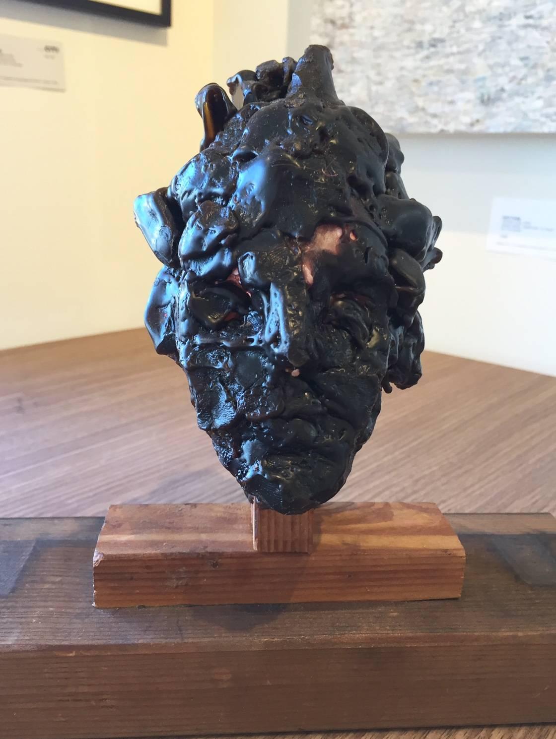 John Goodman Figurative Sculpture - Bust / Head No. 1 2014