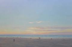 Ocean Beach / oil on canvas painting