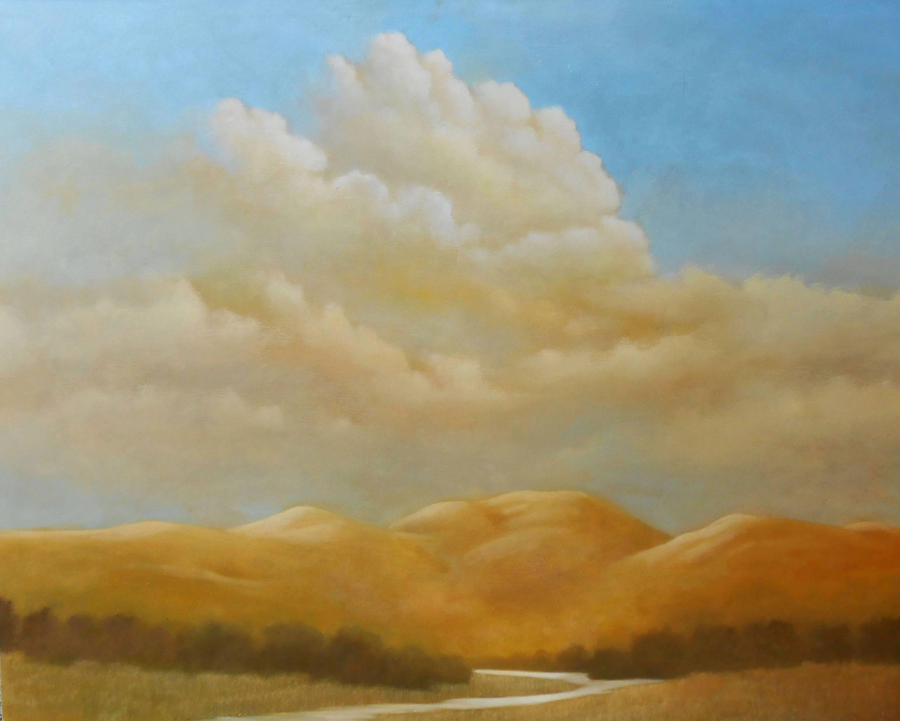 Donna McGinnis Landscape Painting - Over and Above