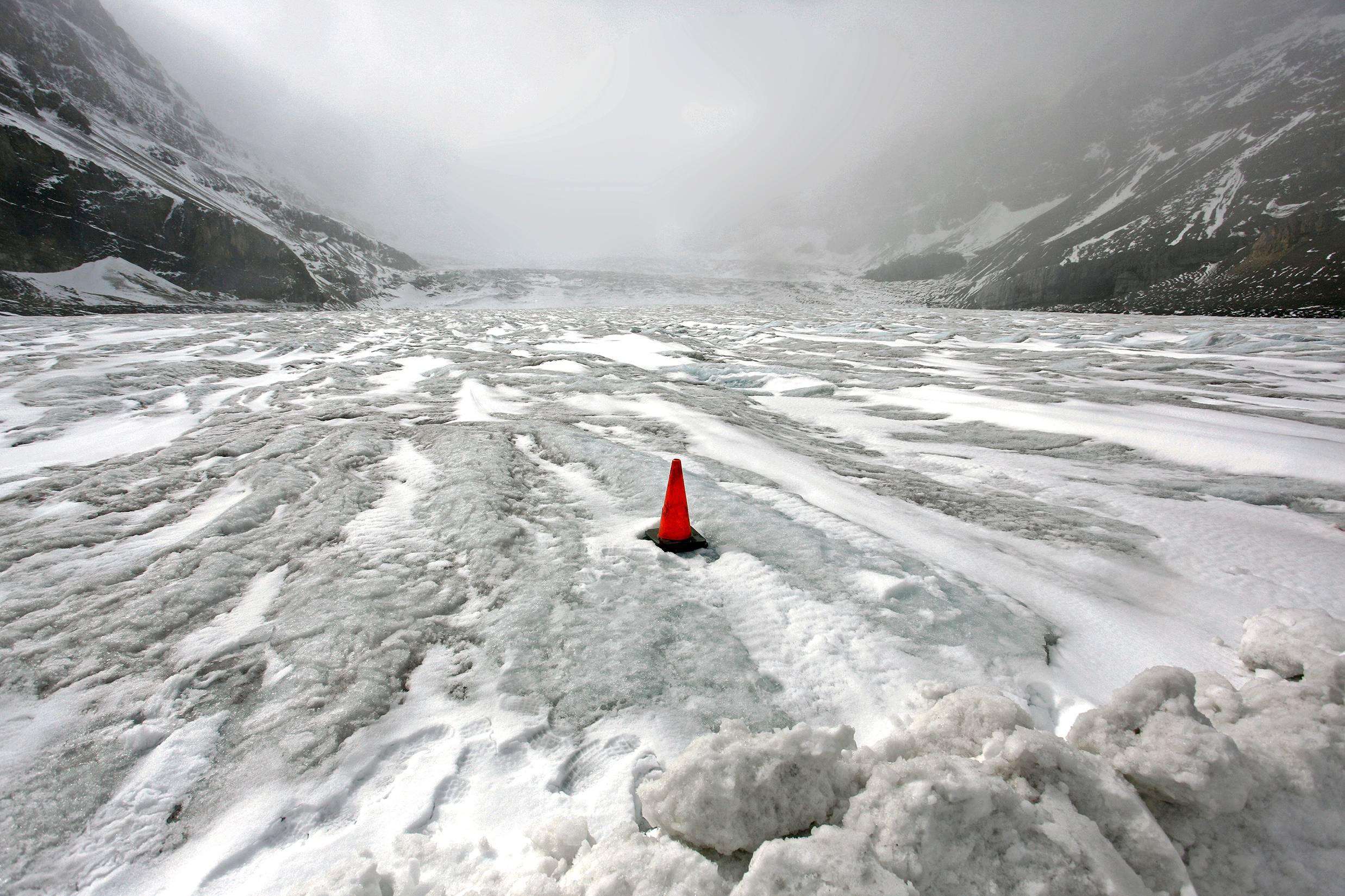 Robert Von Sternberg Still-Life Photograph - Columbia Ice Field / color photography