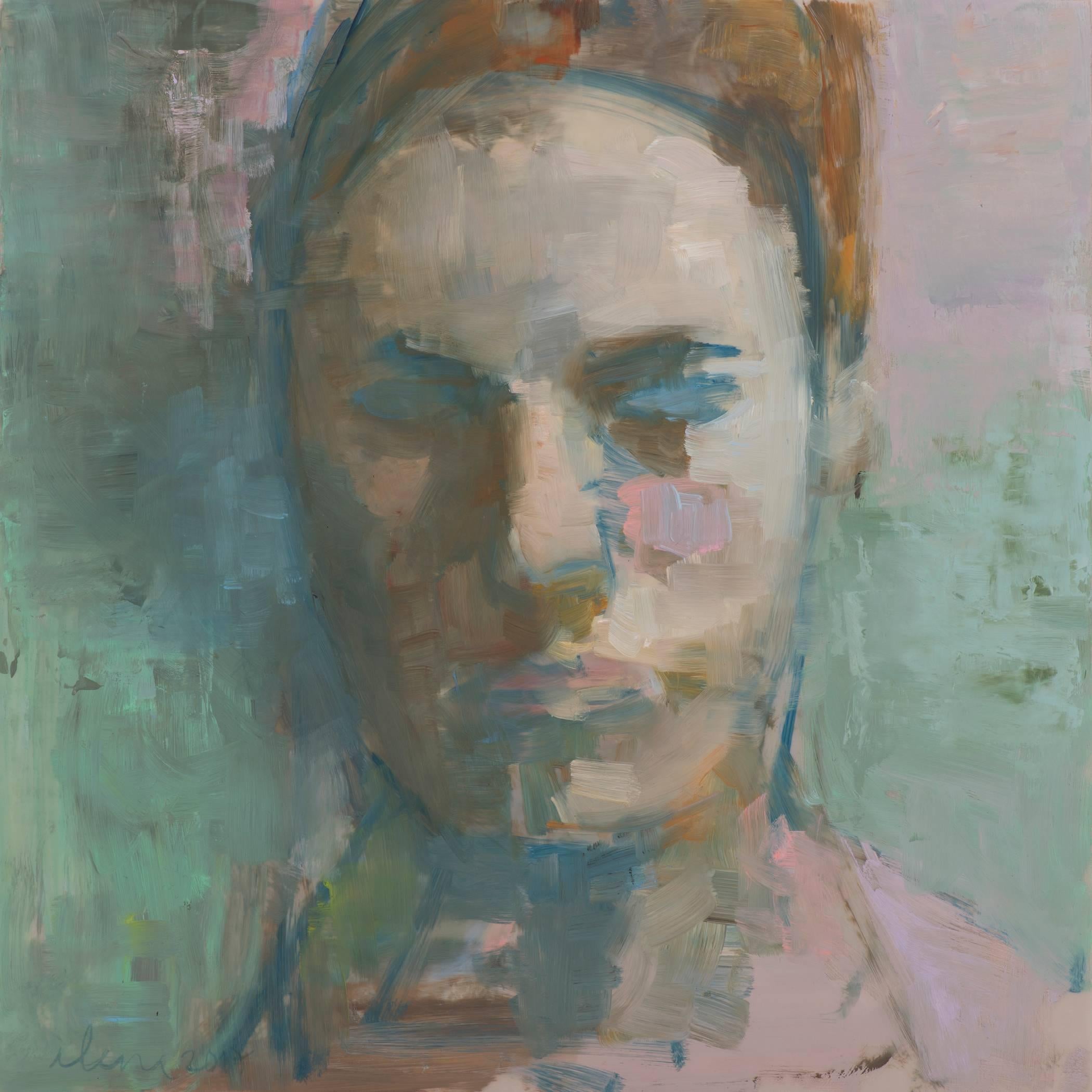 Elena Zolotnitsky Portrait Painting - Madame Cezanne