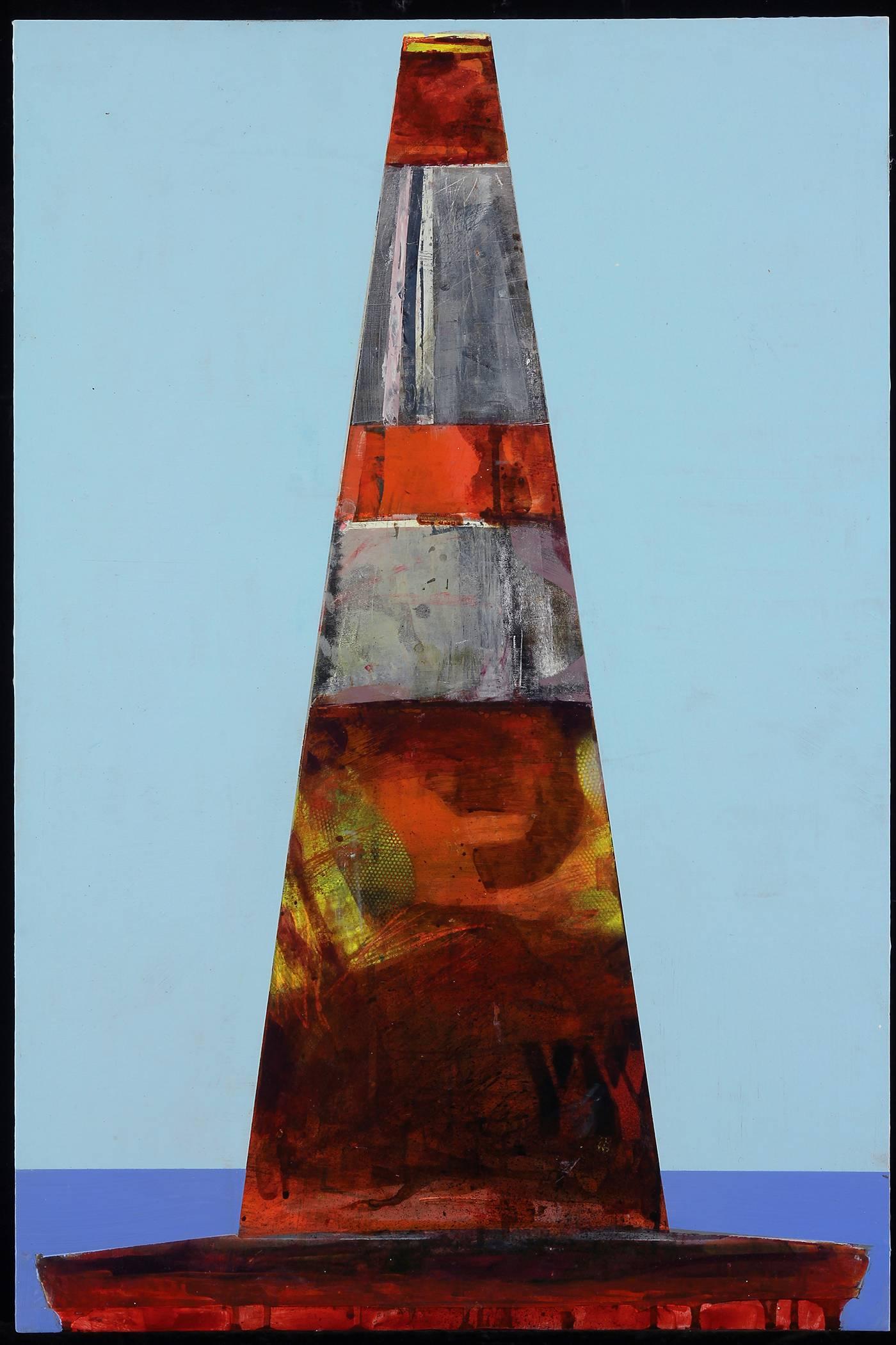 Kim Frohsin Still-Life Painting - Cone No 5: Brother Twin