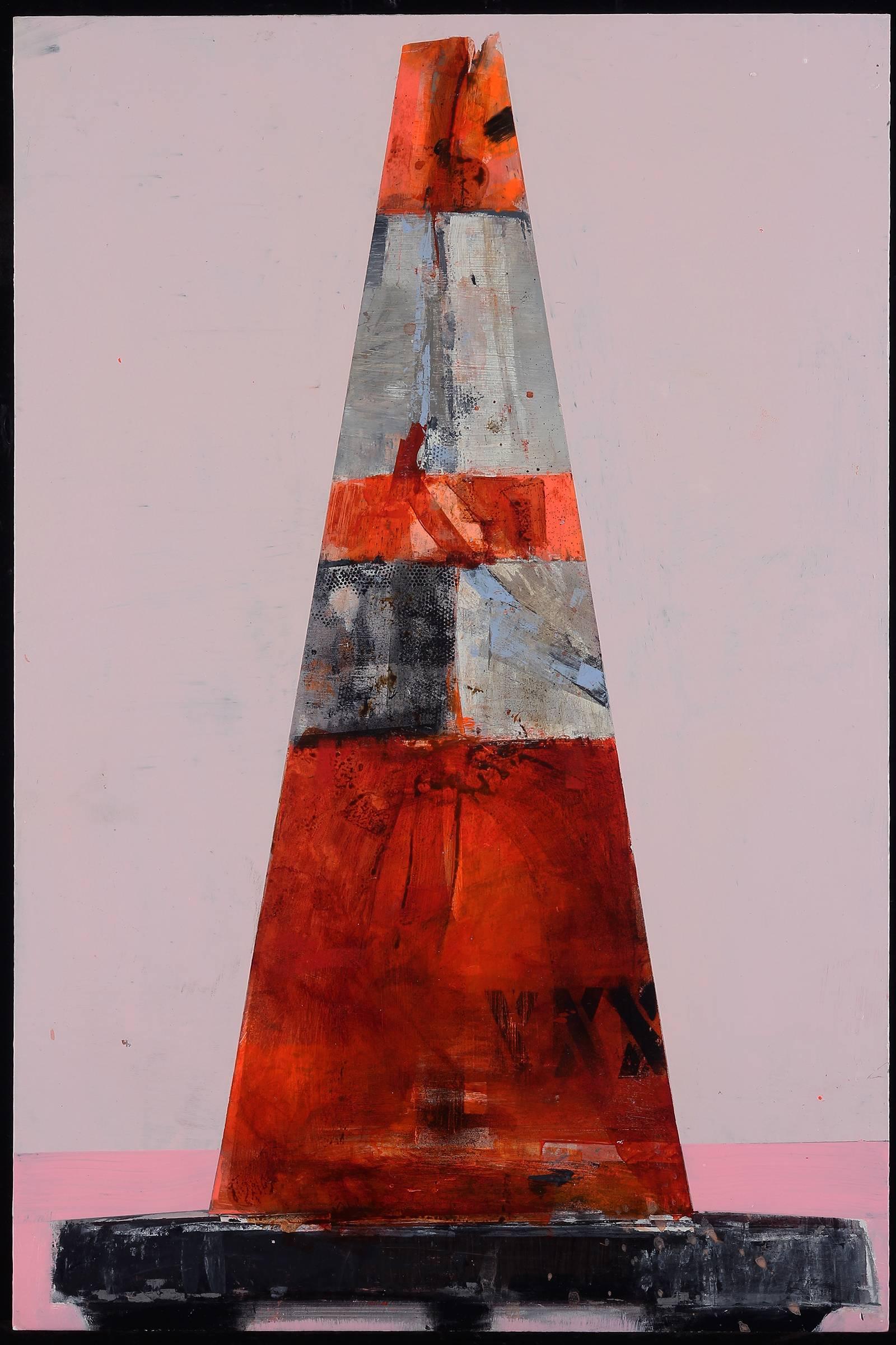 Kim Frohsin Still-Life Painting - Cone No 5: Sister Twin